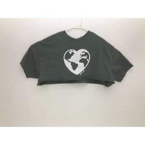 Pink Victoria’s Secret Women’s 0 S Green Crop Top Shirt *11